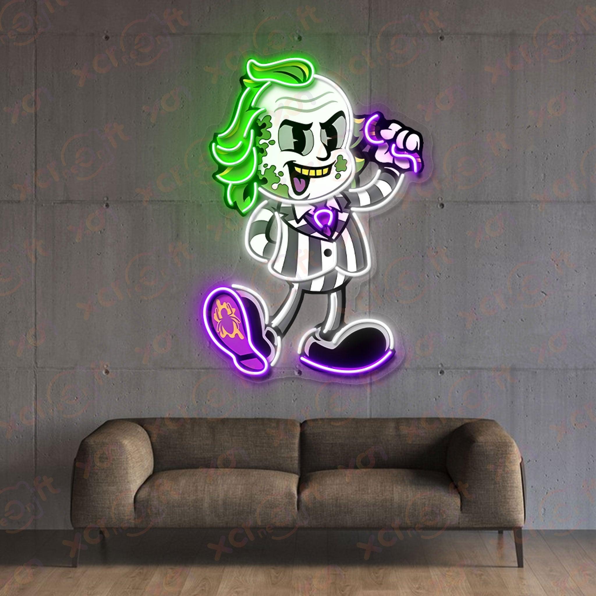 Joker LED UV Printed Neon Signs 