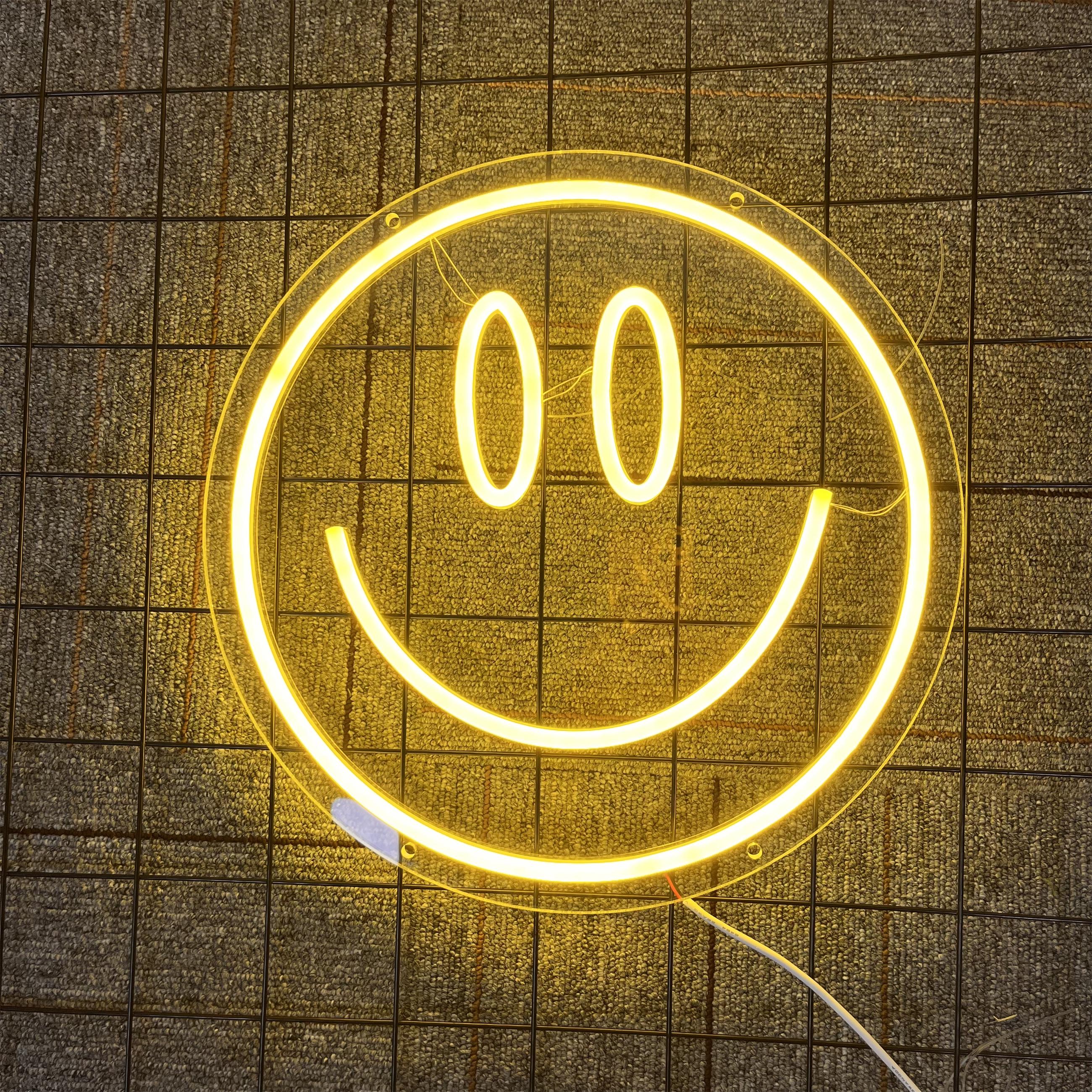 Classic Smiley Face Neon Sign