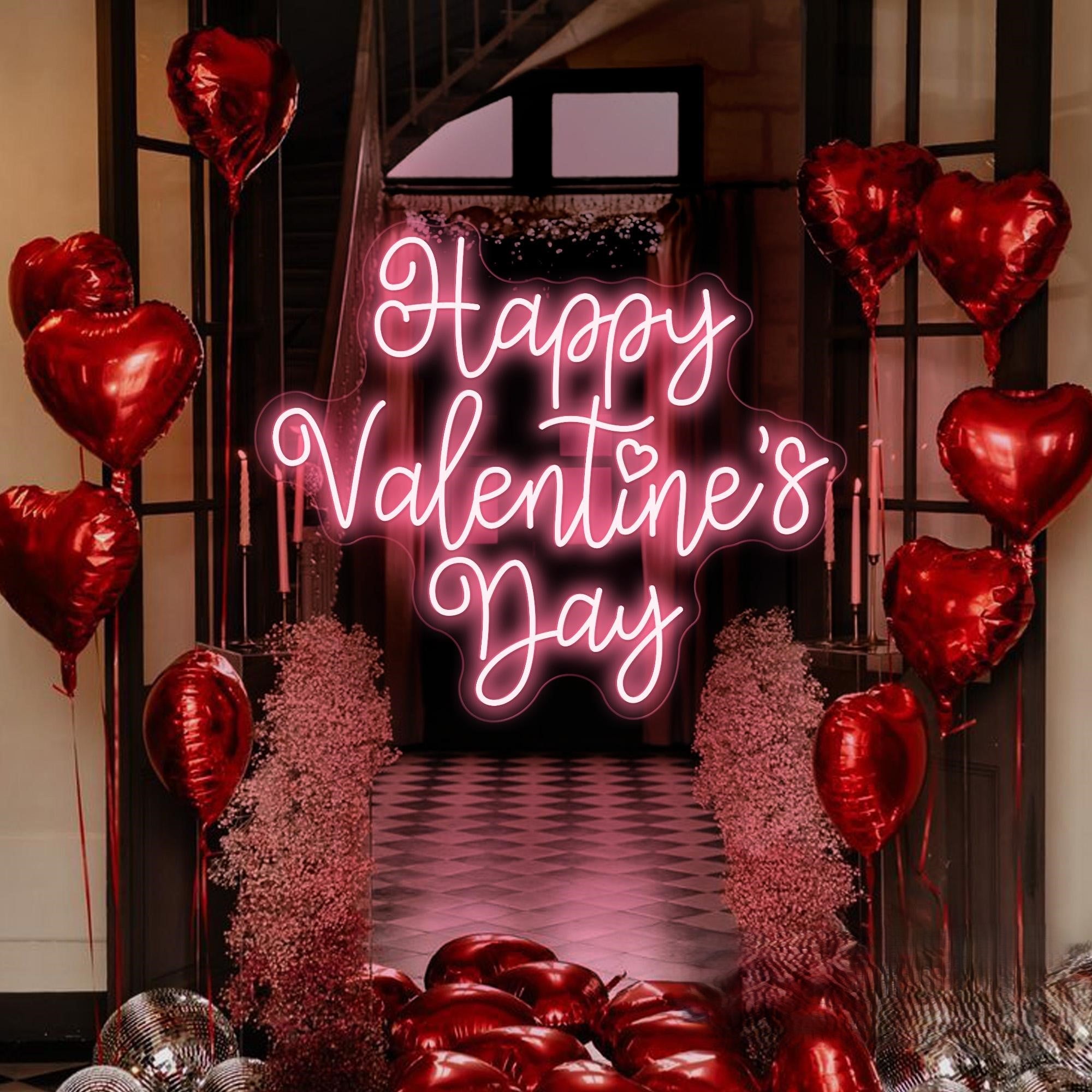 Happy Valentine's Day Neon Sign