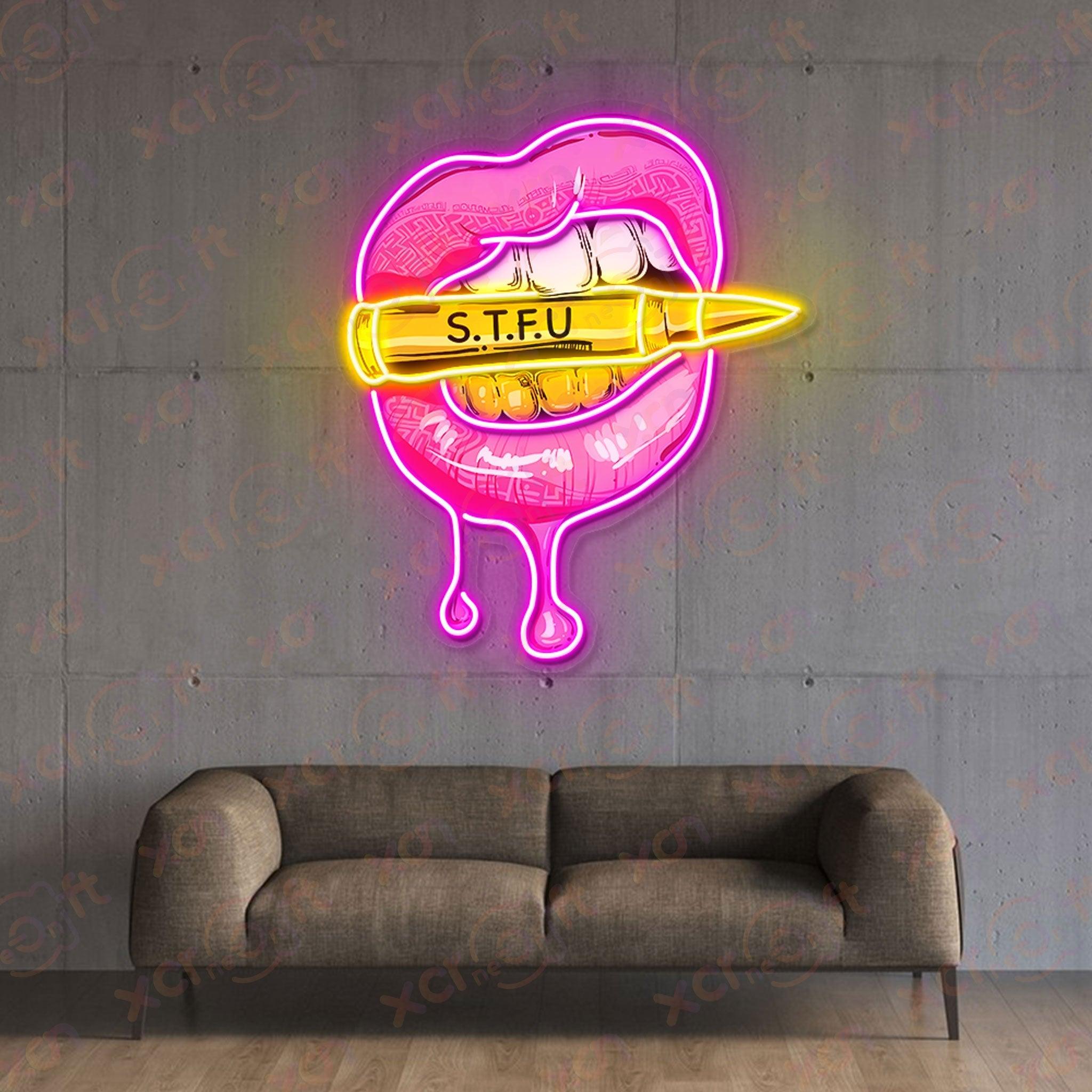 UV Neon Signs art for wall decoration