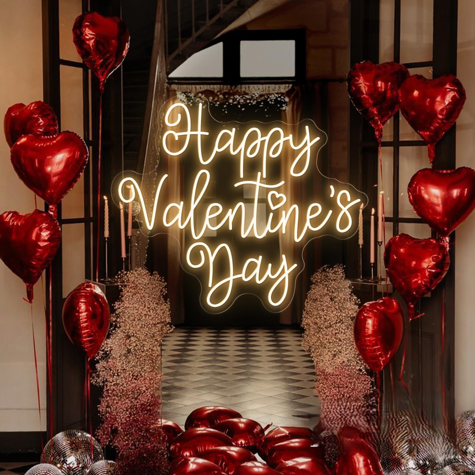 Happy Valentine's Day Neon Sign