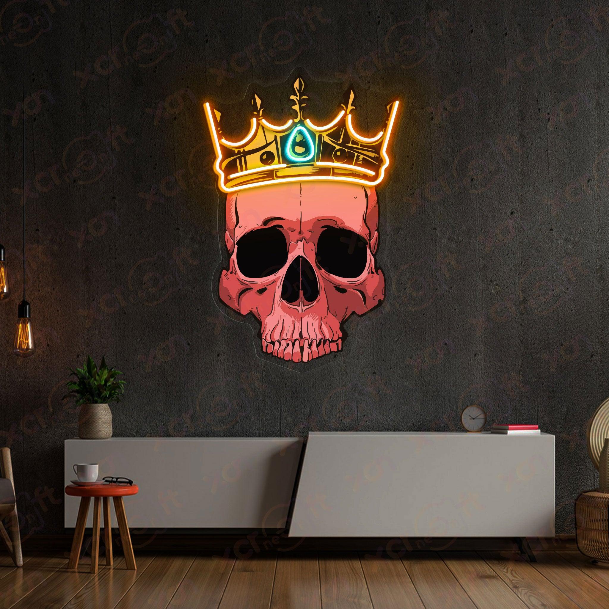 Skull Crown Custom LED Neon 