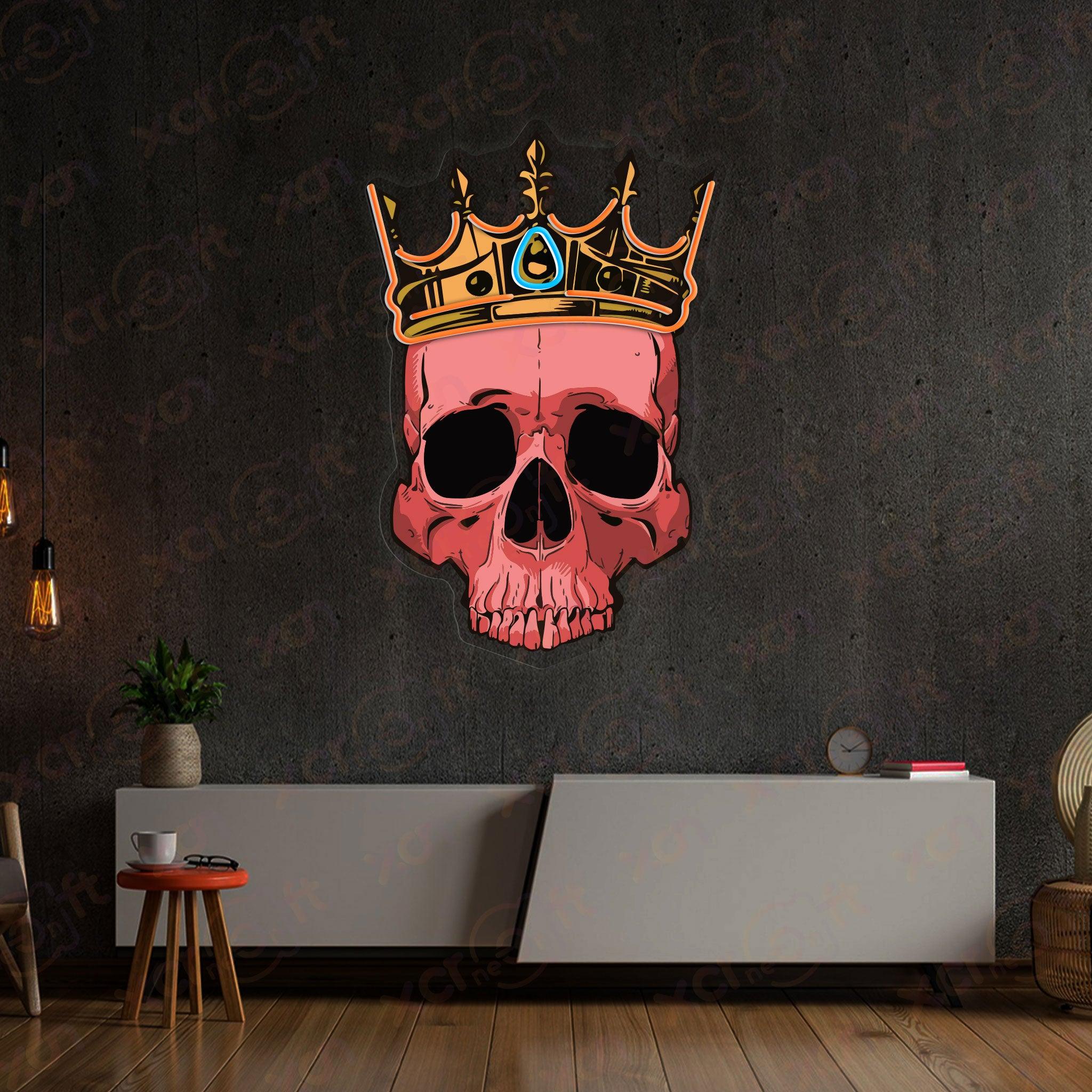 Skull Crown Custom LED Neon 