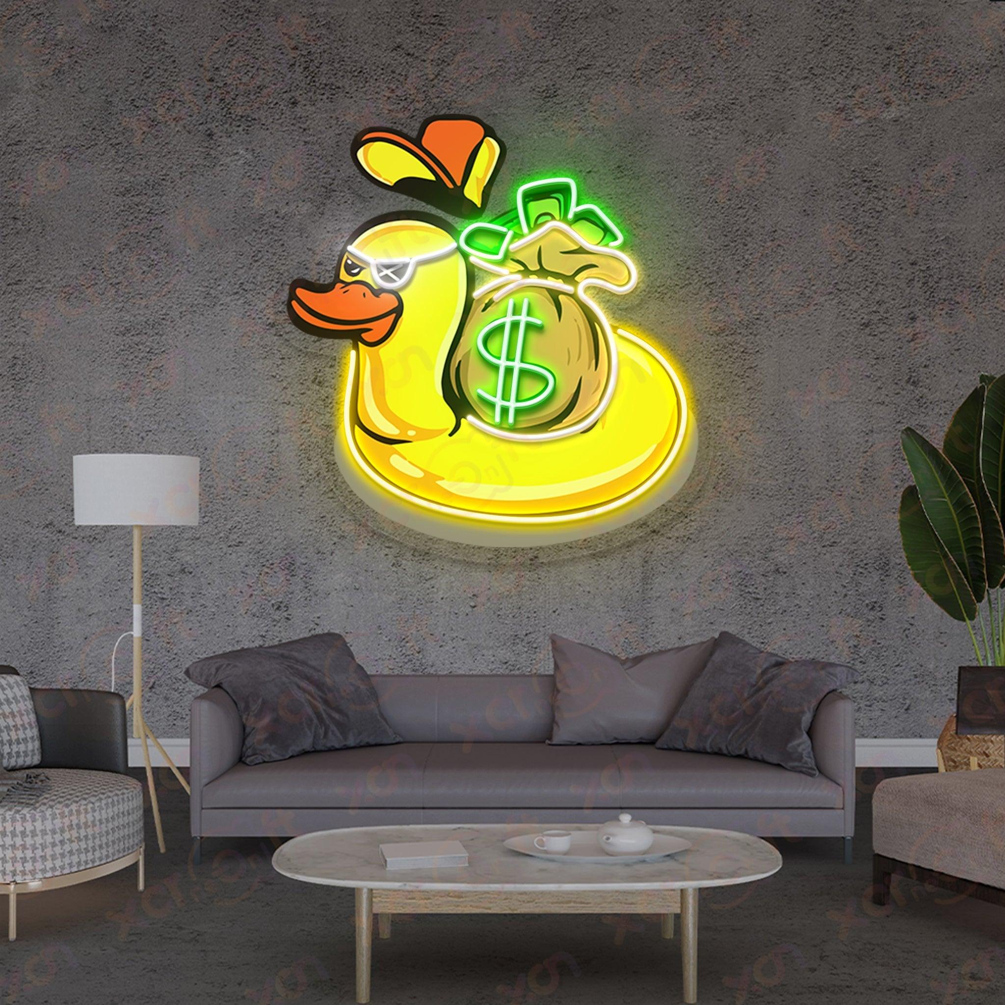 Duck Money LED Neon Light