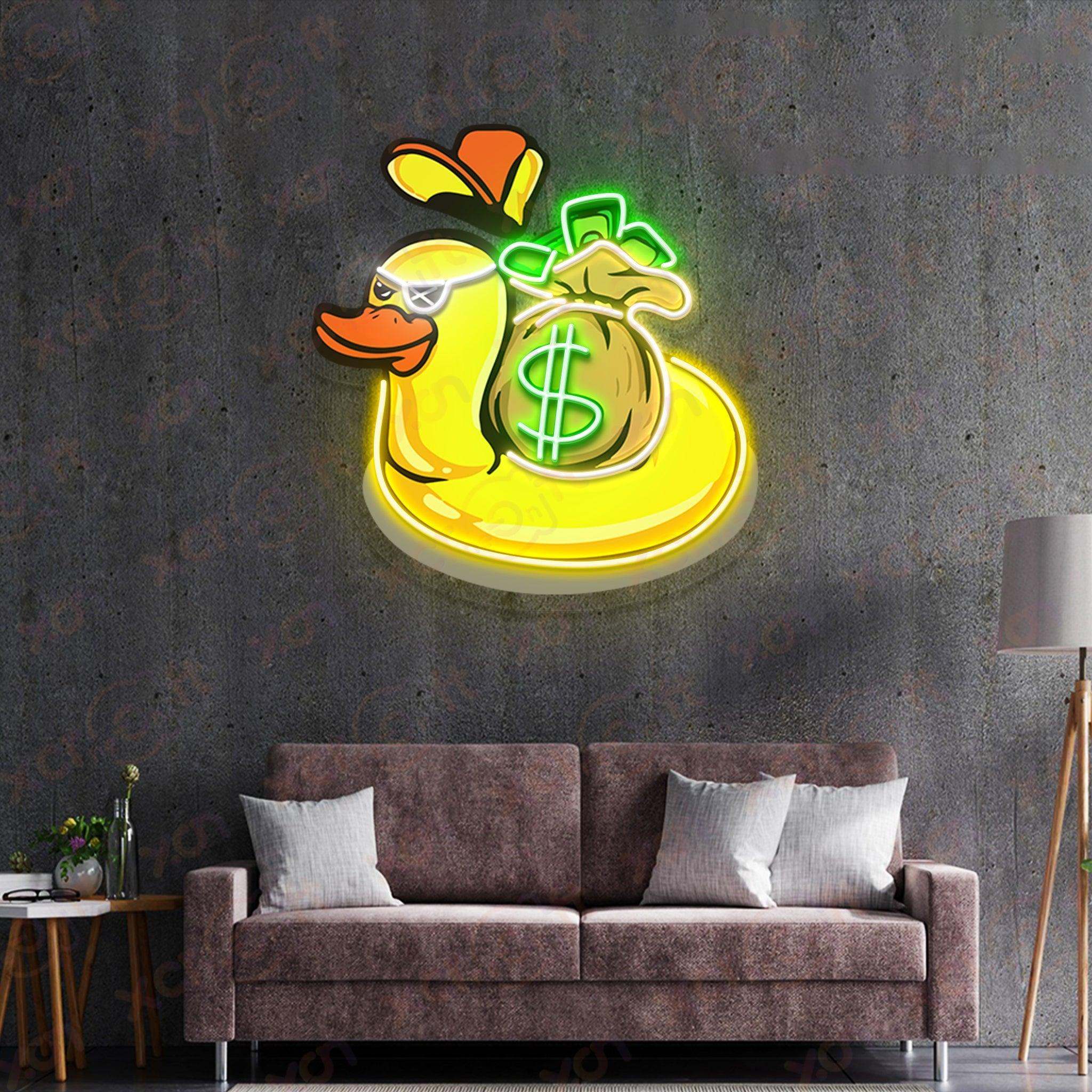 Duck Money LED Neon Light