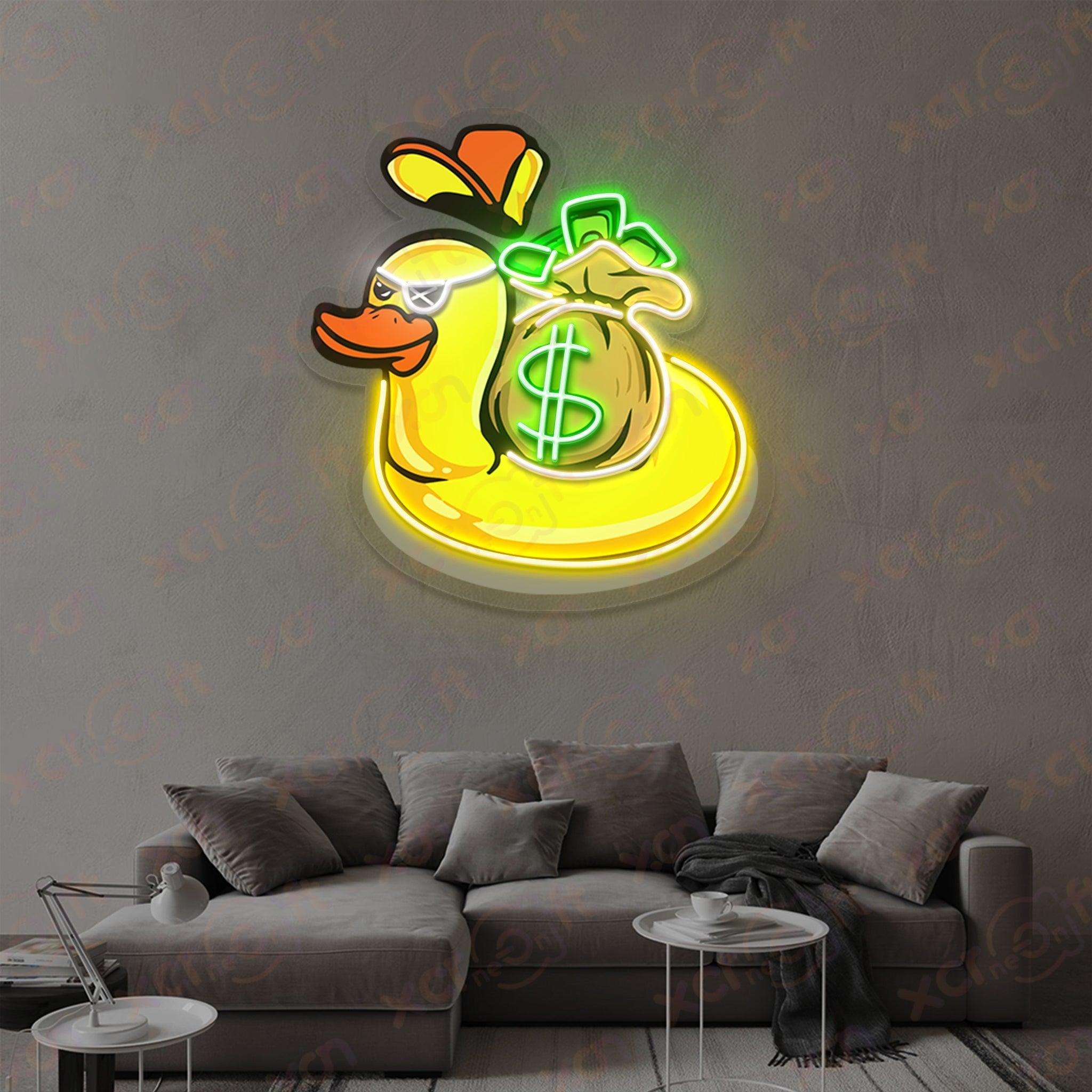 Duck Money LED Neon Light