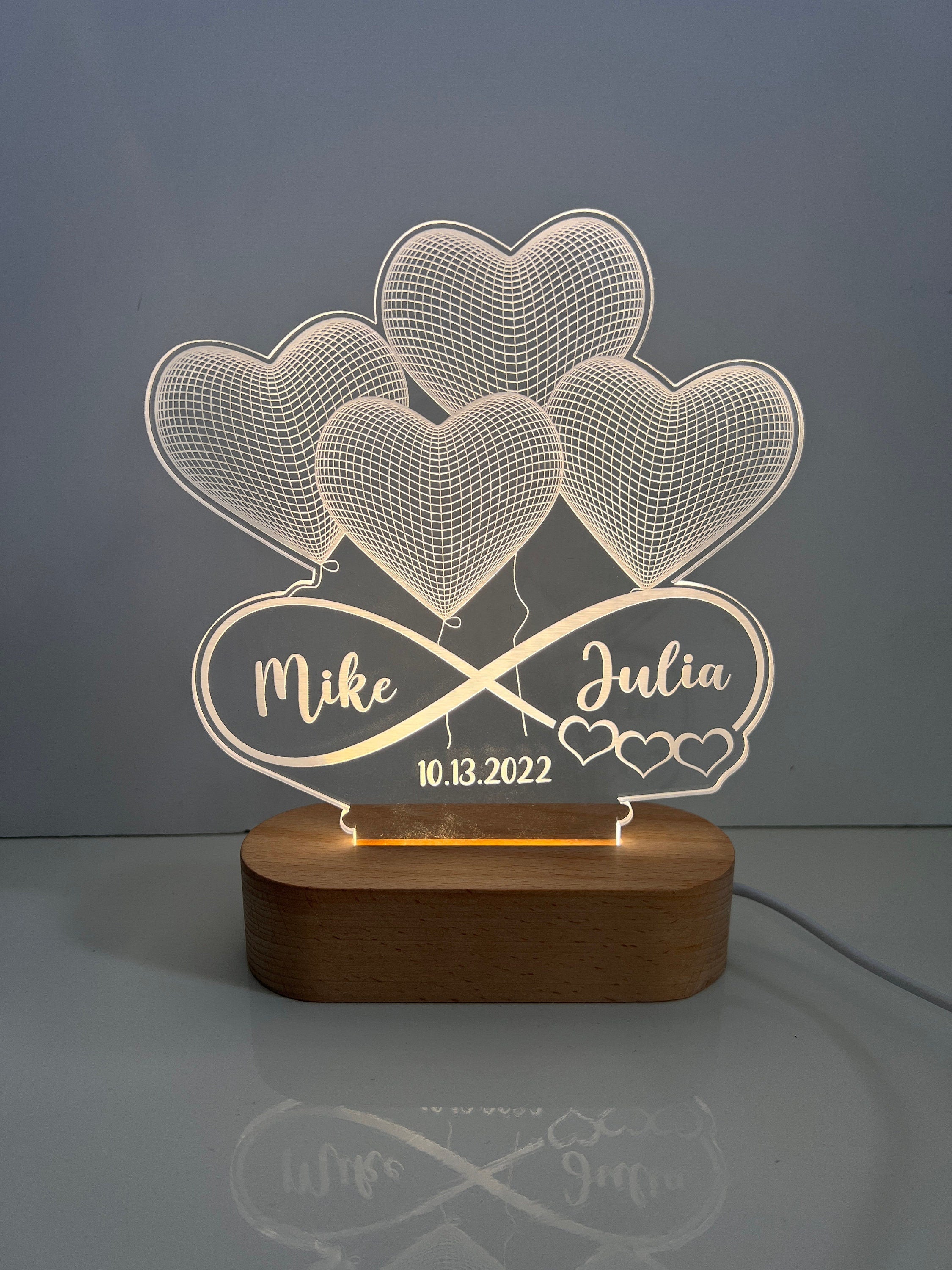 Personalized 3D Illusion LED Lamp