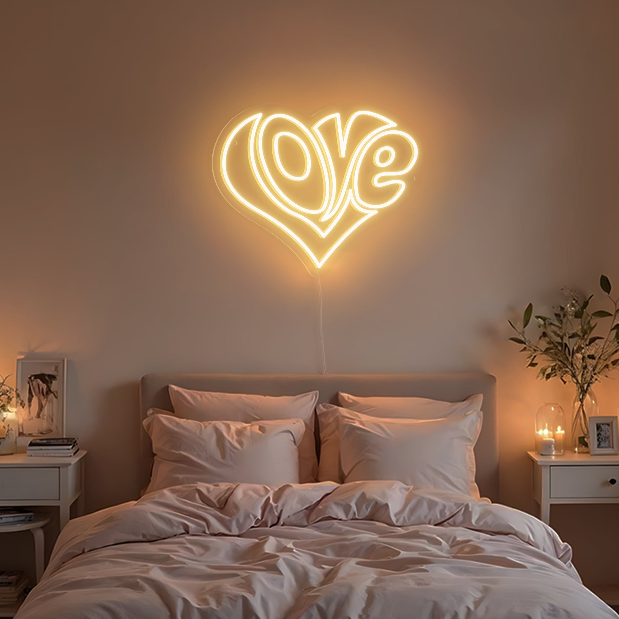 Love in Heart Neon Sign