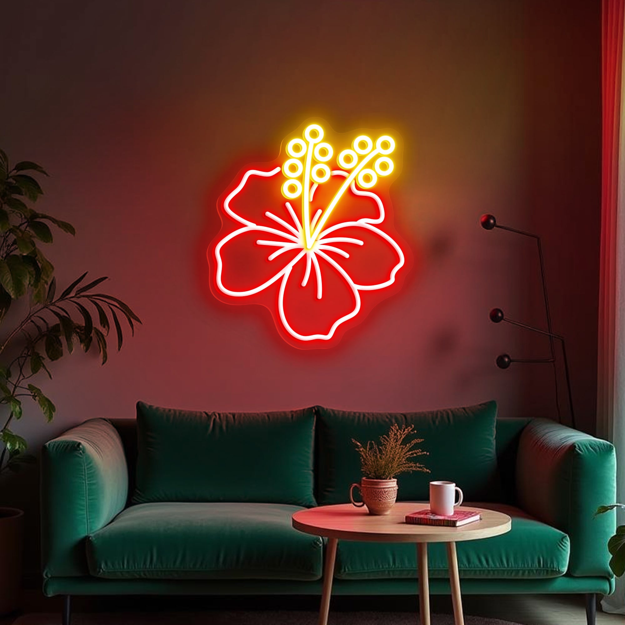 Hibiscus Neon Sign