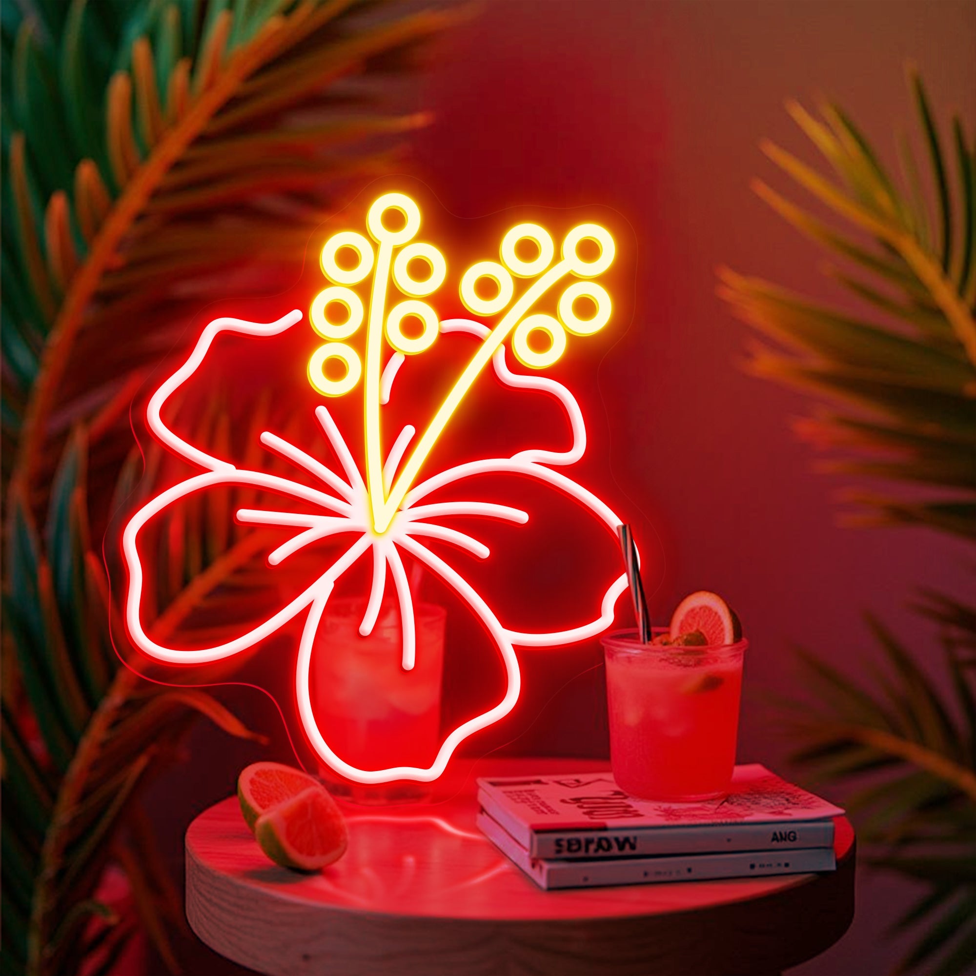 Hibiscus Neon Sign