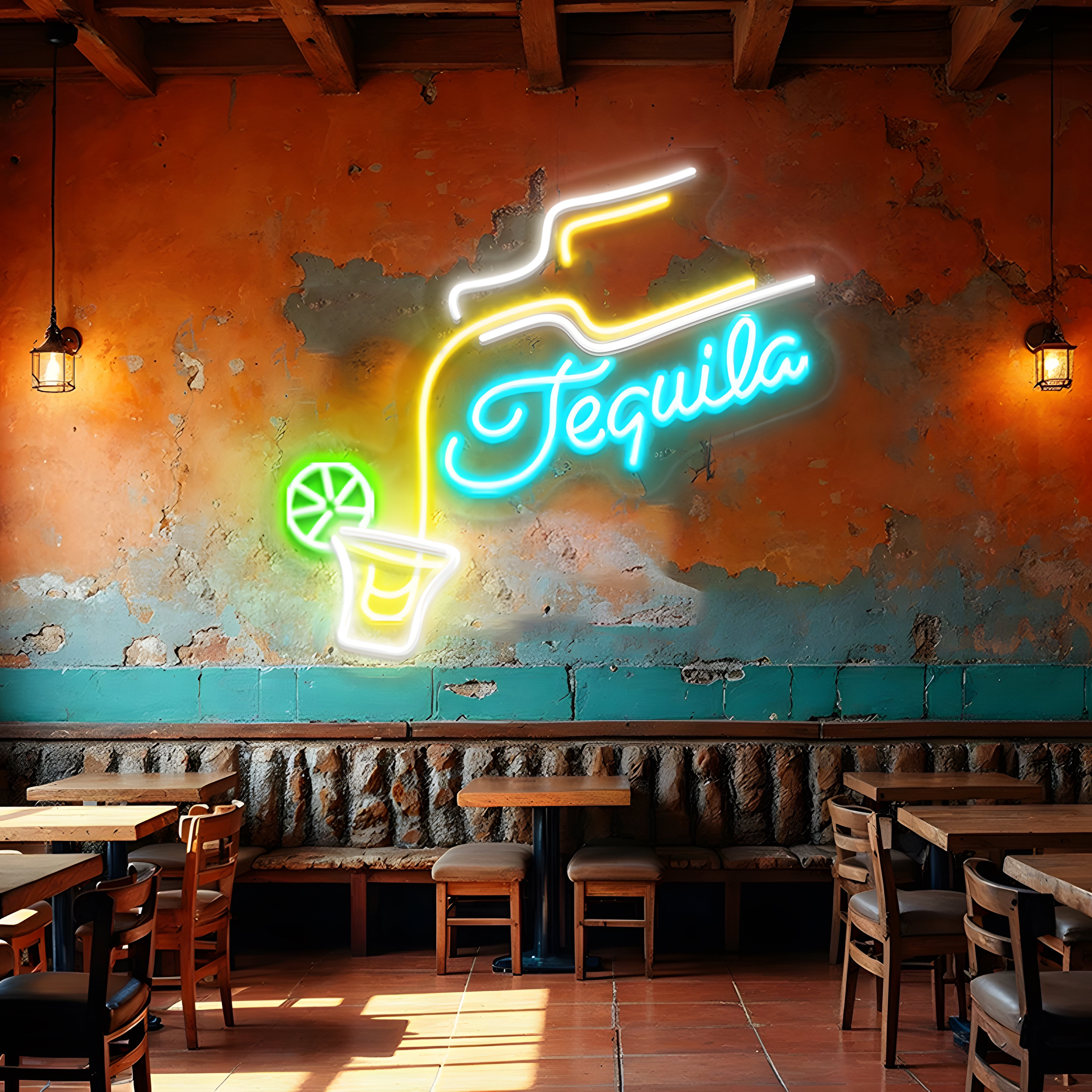 Tequila Neon Sign for Bar