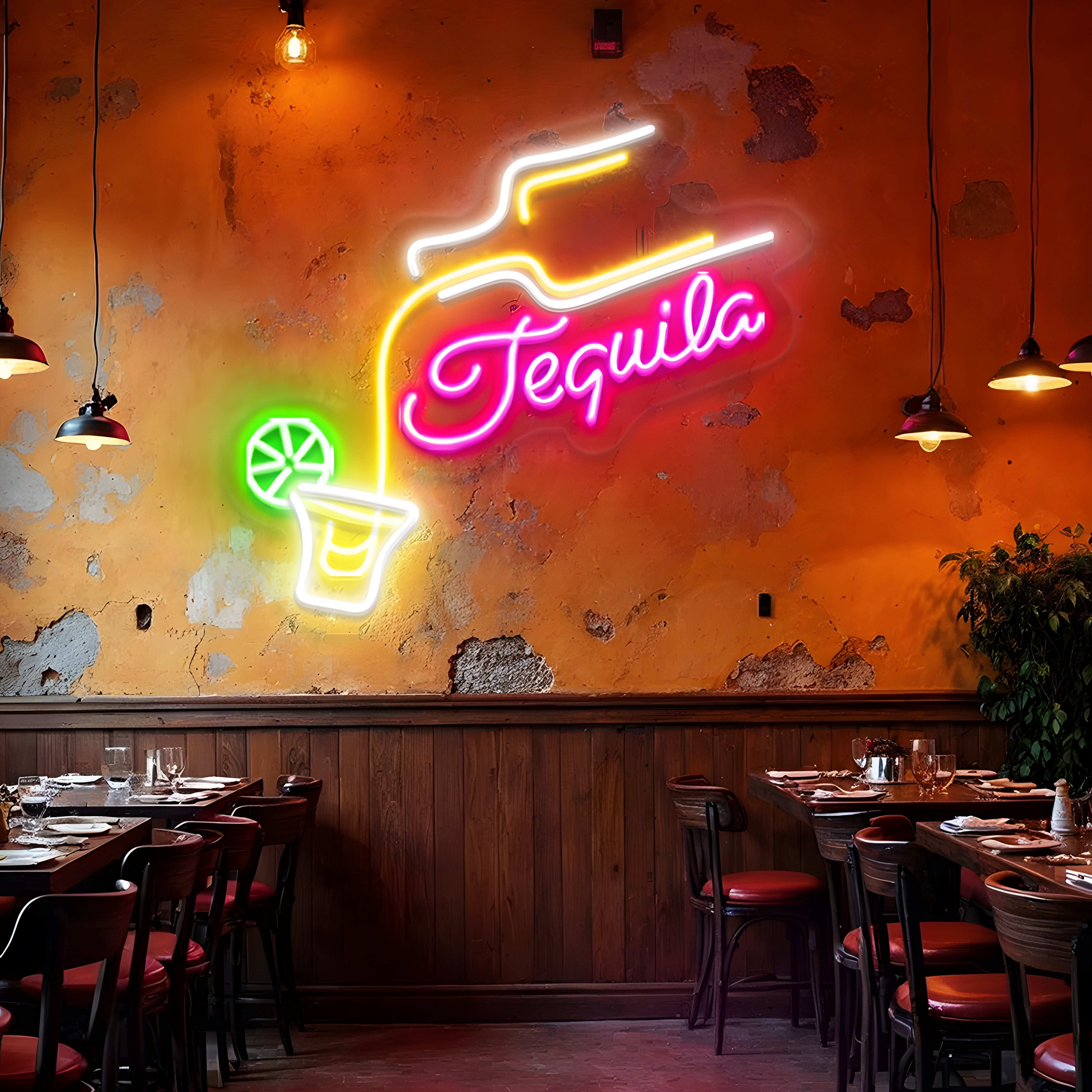 Tequila Neon Sign for Bar