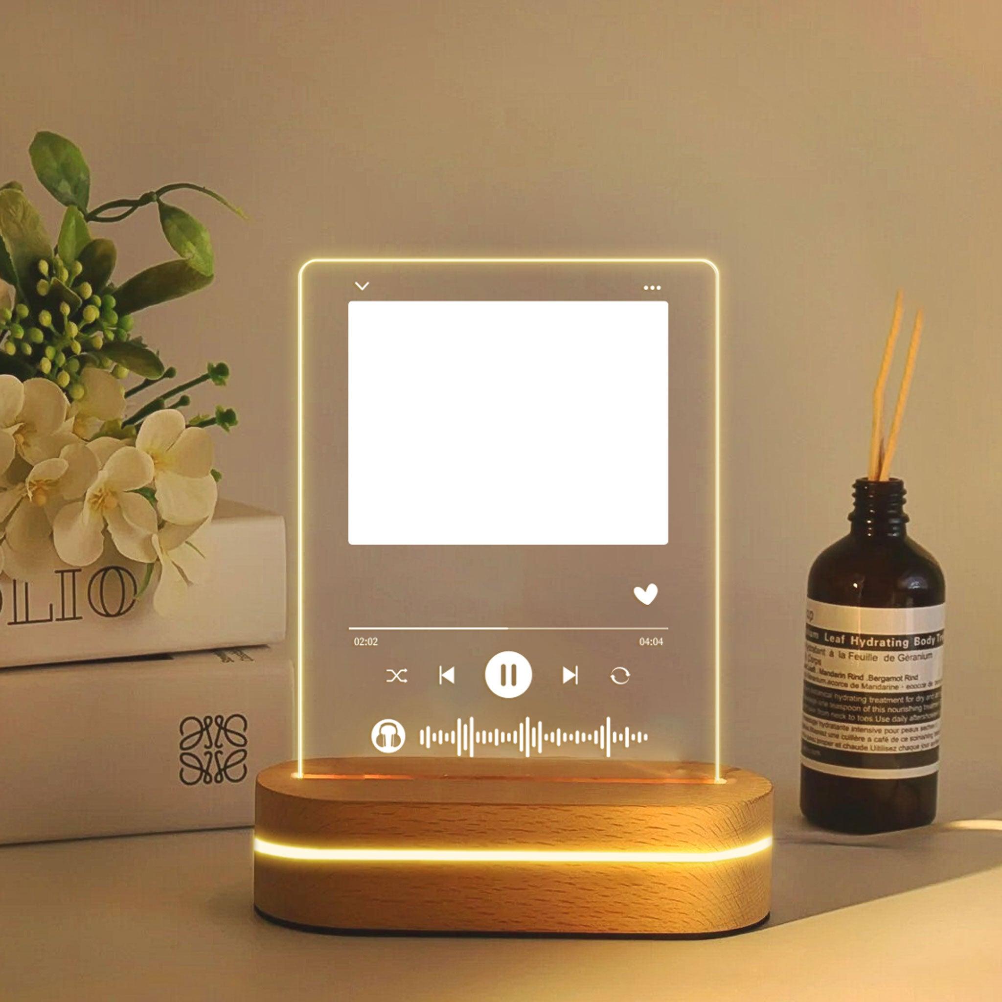 Personalized Photo & Music Printed Led Table Lamp - XCraft Neon