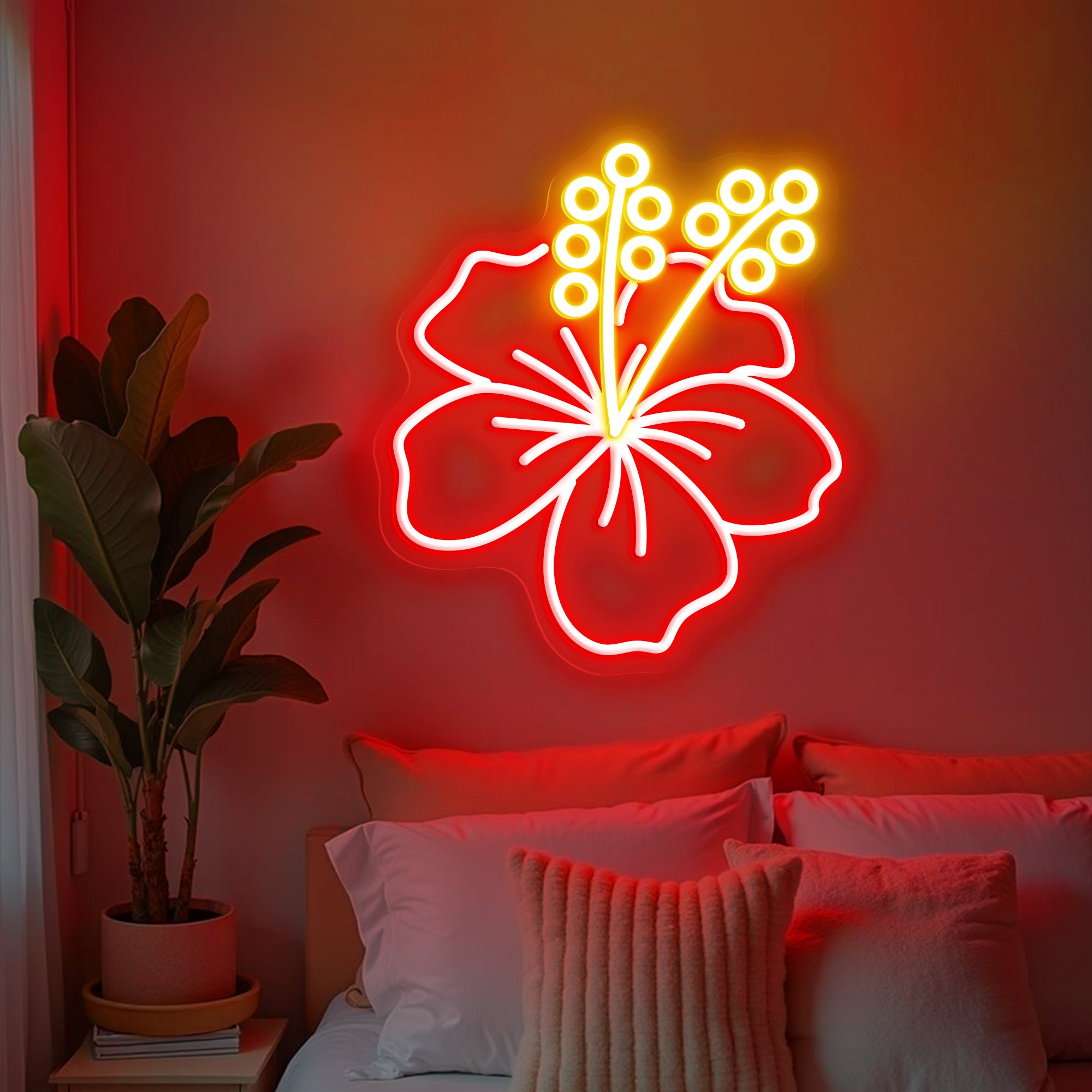 Hibiscus Neon Sign