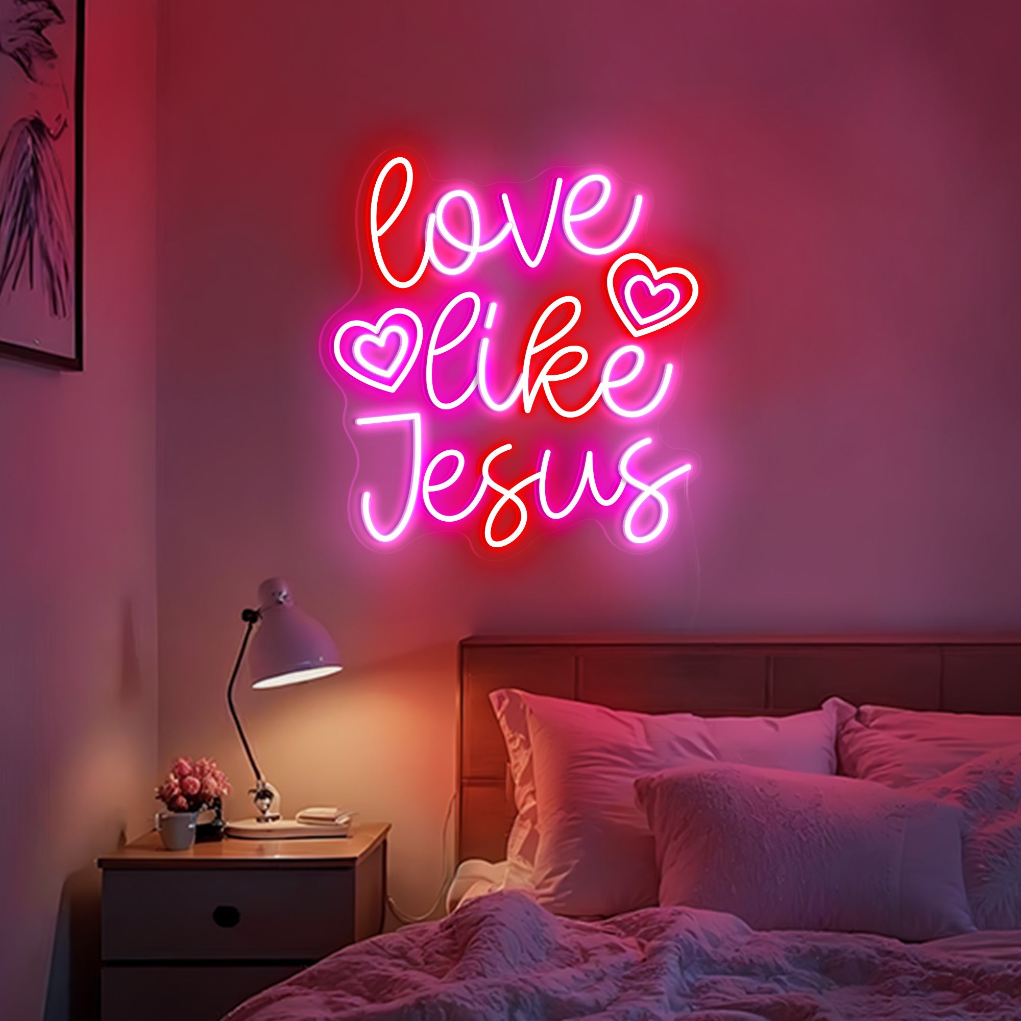 Love Like Jesus Neon Sign