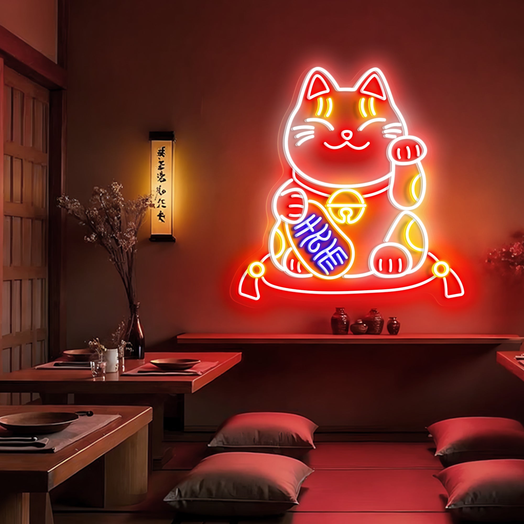 Lucky Cat Neon Sign