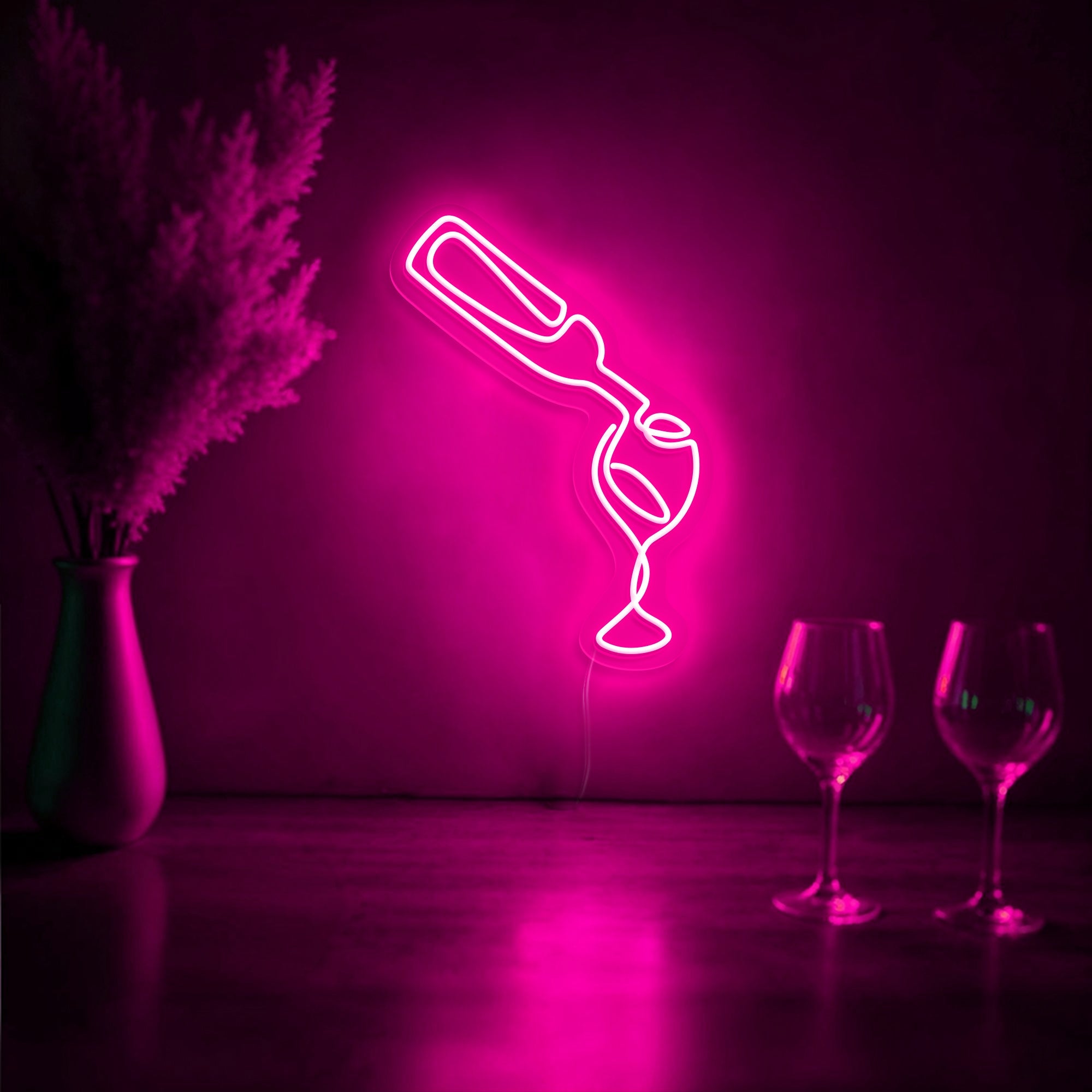 Wine Glass Neon Sign