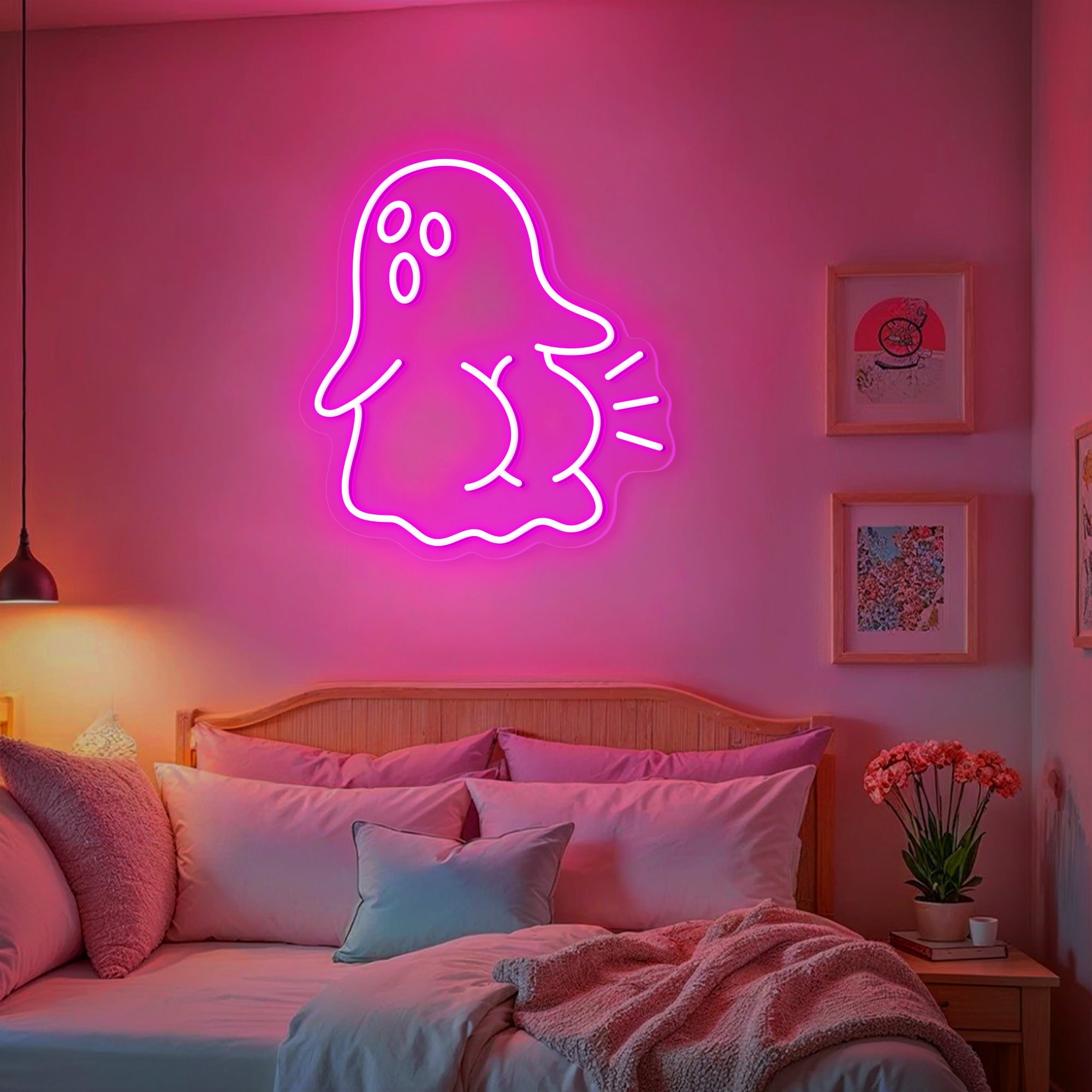 Ghost Booty Neon Sign