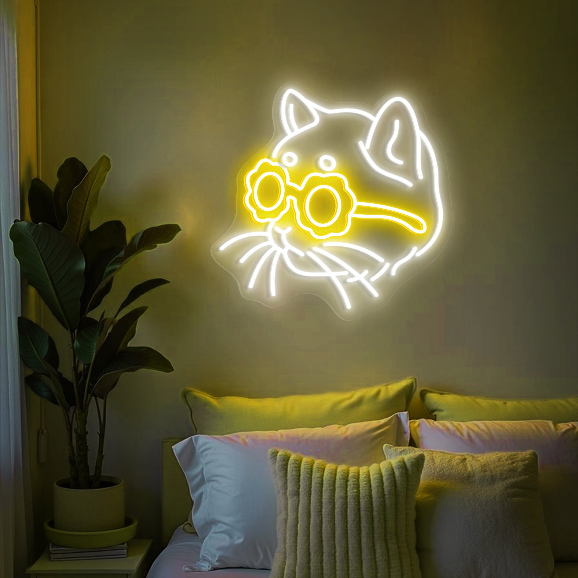 Cool Cat Neon Sign