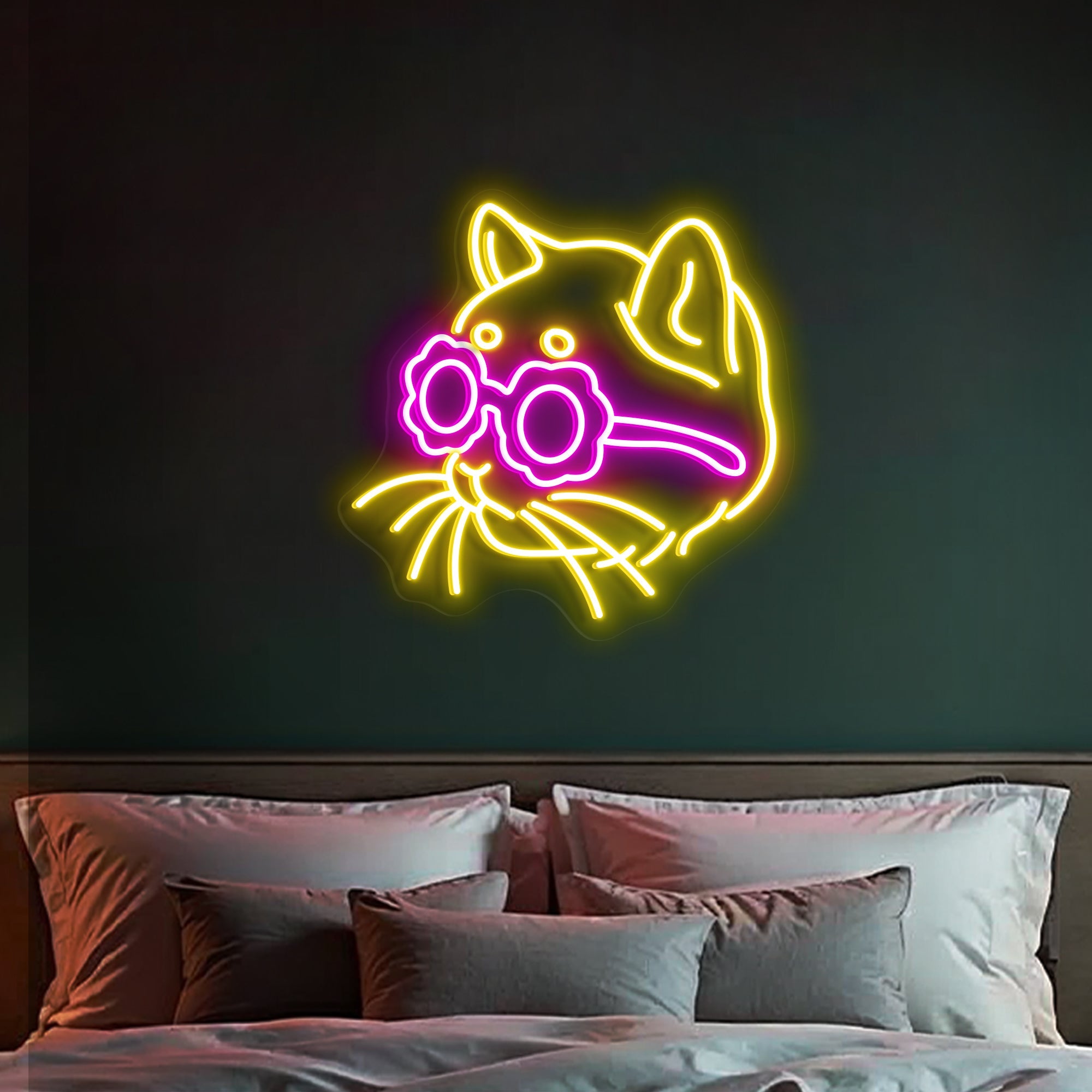 Cool Cat Neon Sign