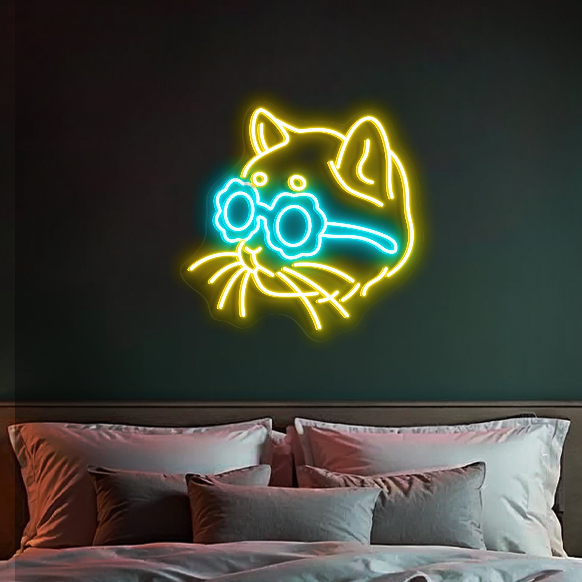 Cool Cat Neon Sign