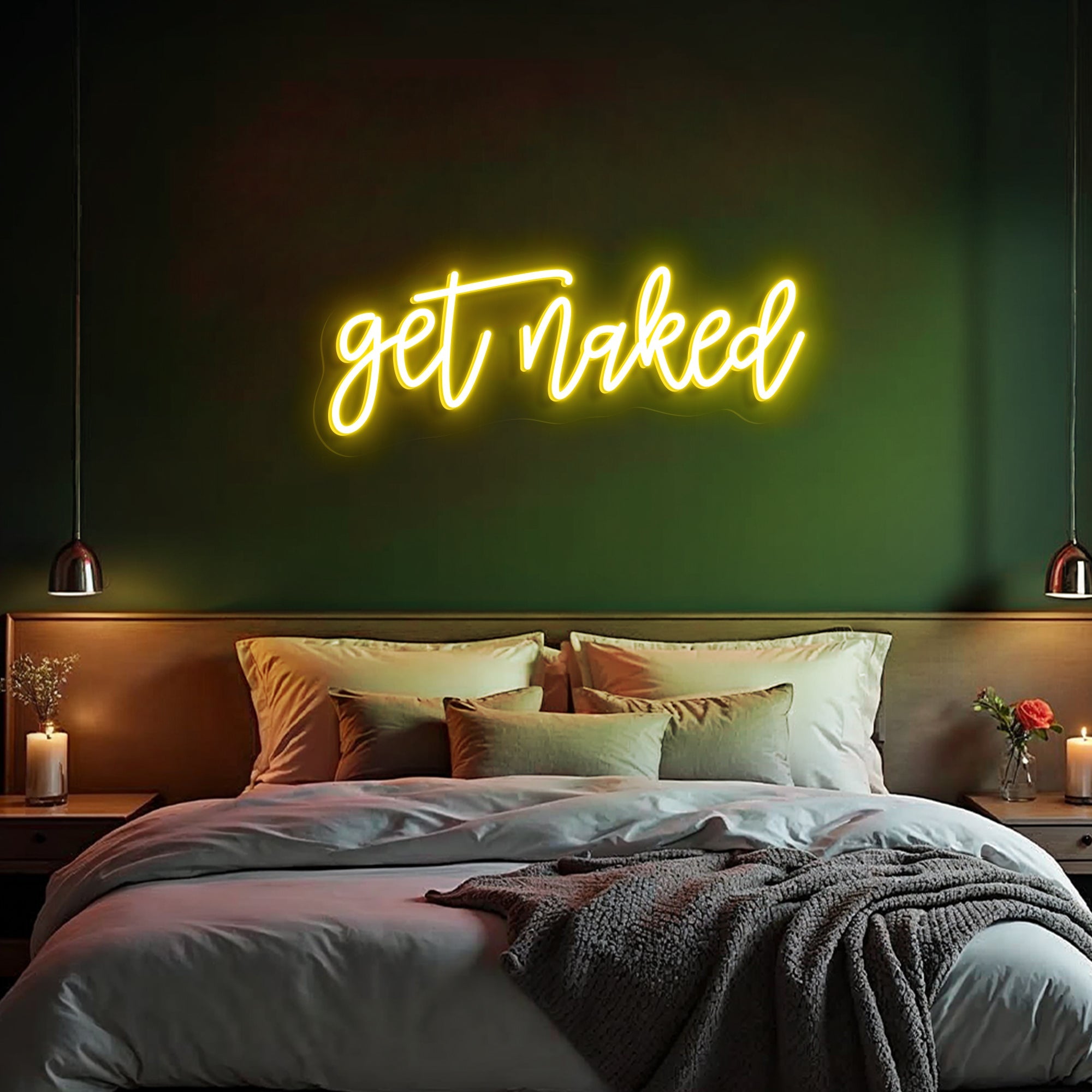 Get Naked Neon Sign