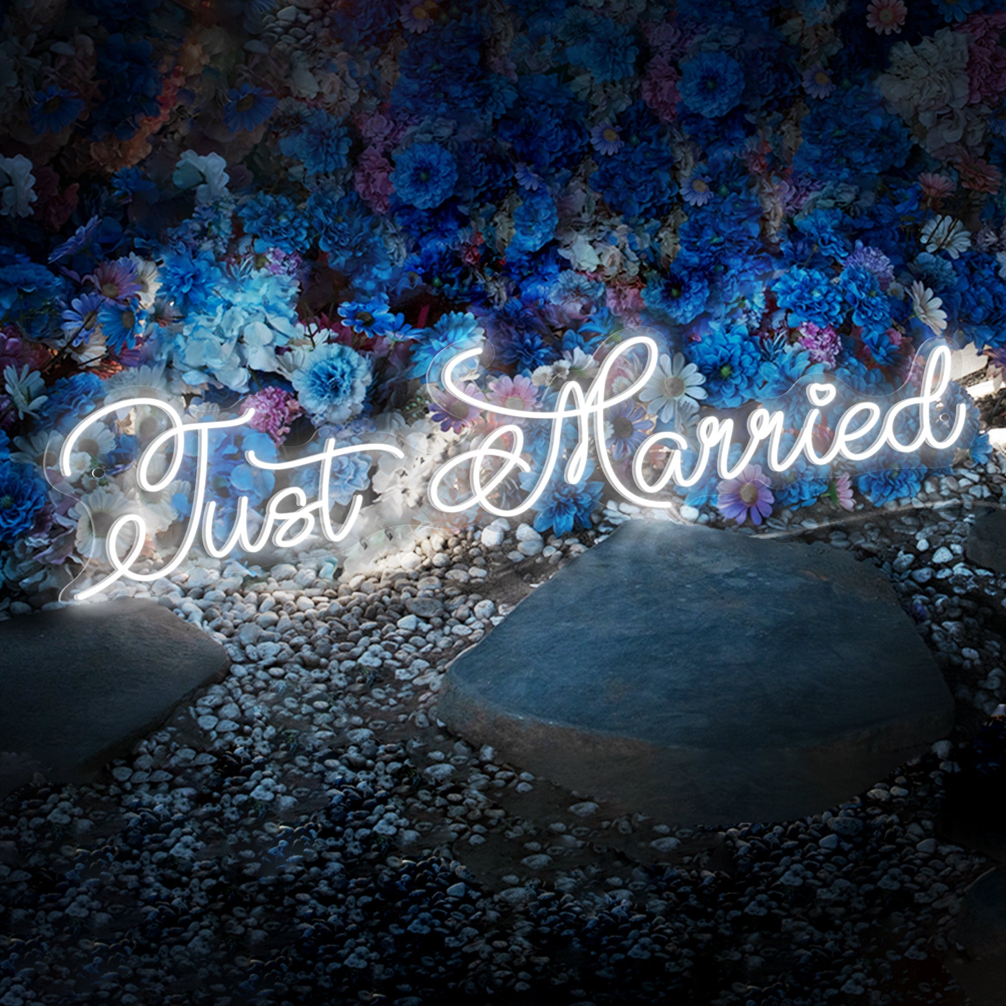 Just Married Neon Sign