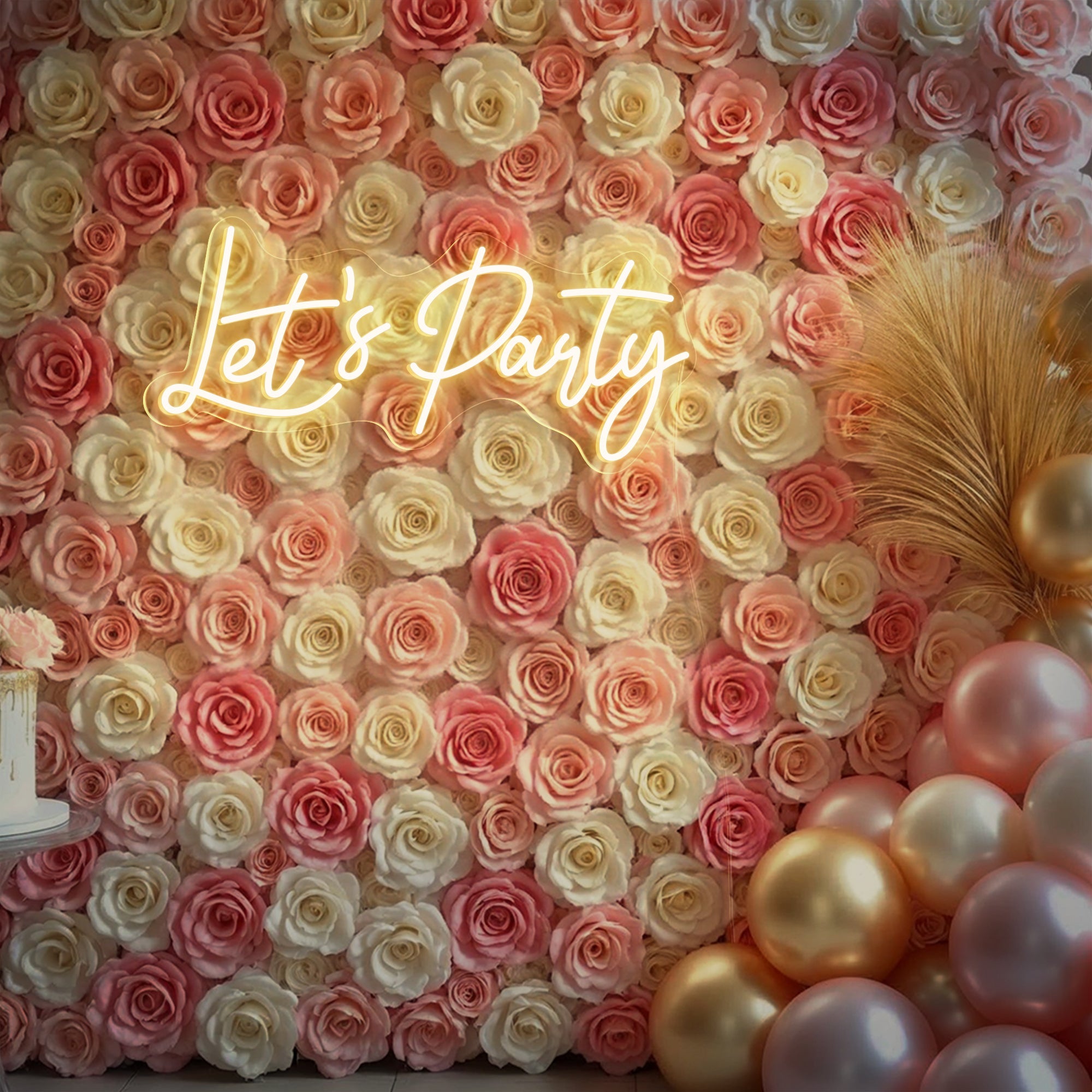 Let's Party Neon Sign