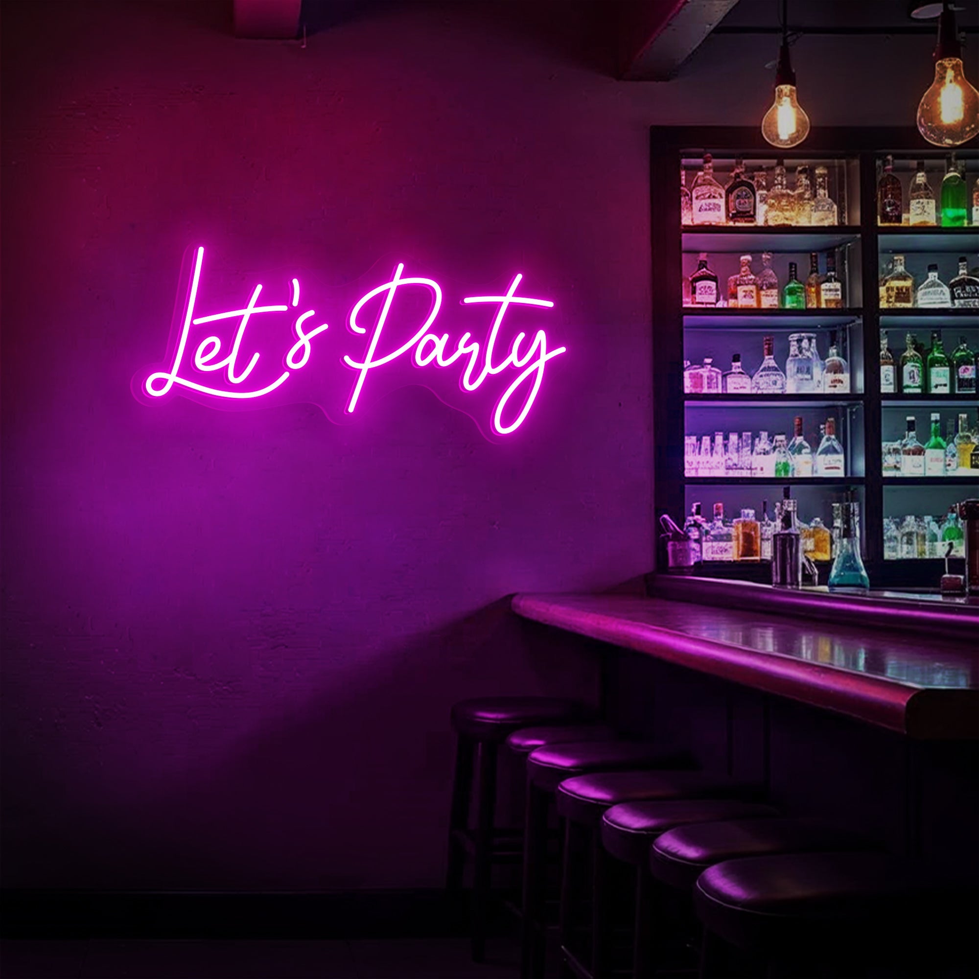 Let's Party Neon Sign