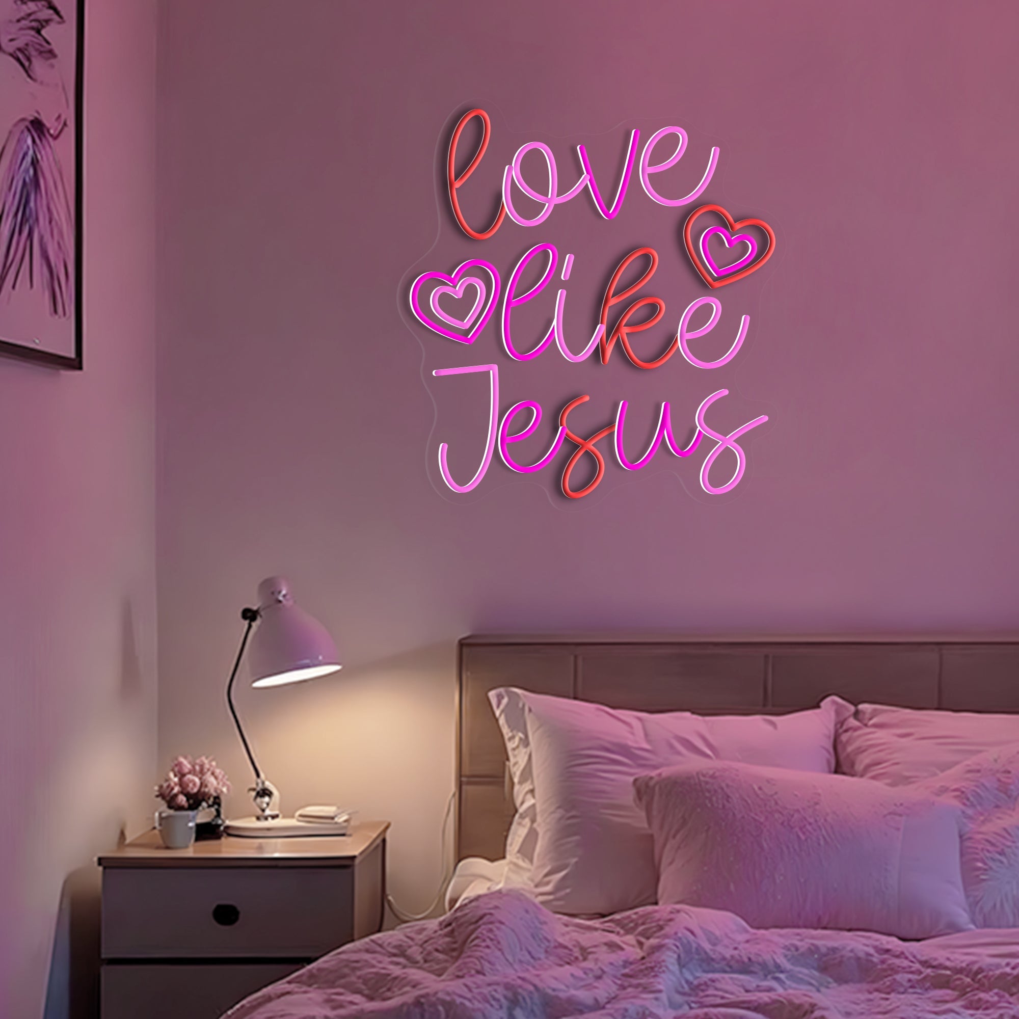 Love Like Jesus Neon Sign