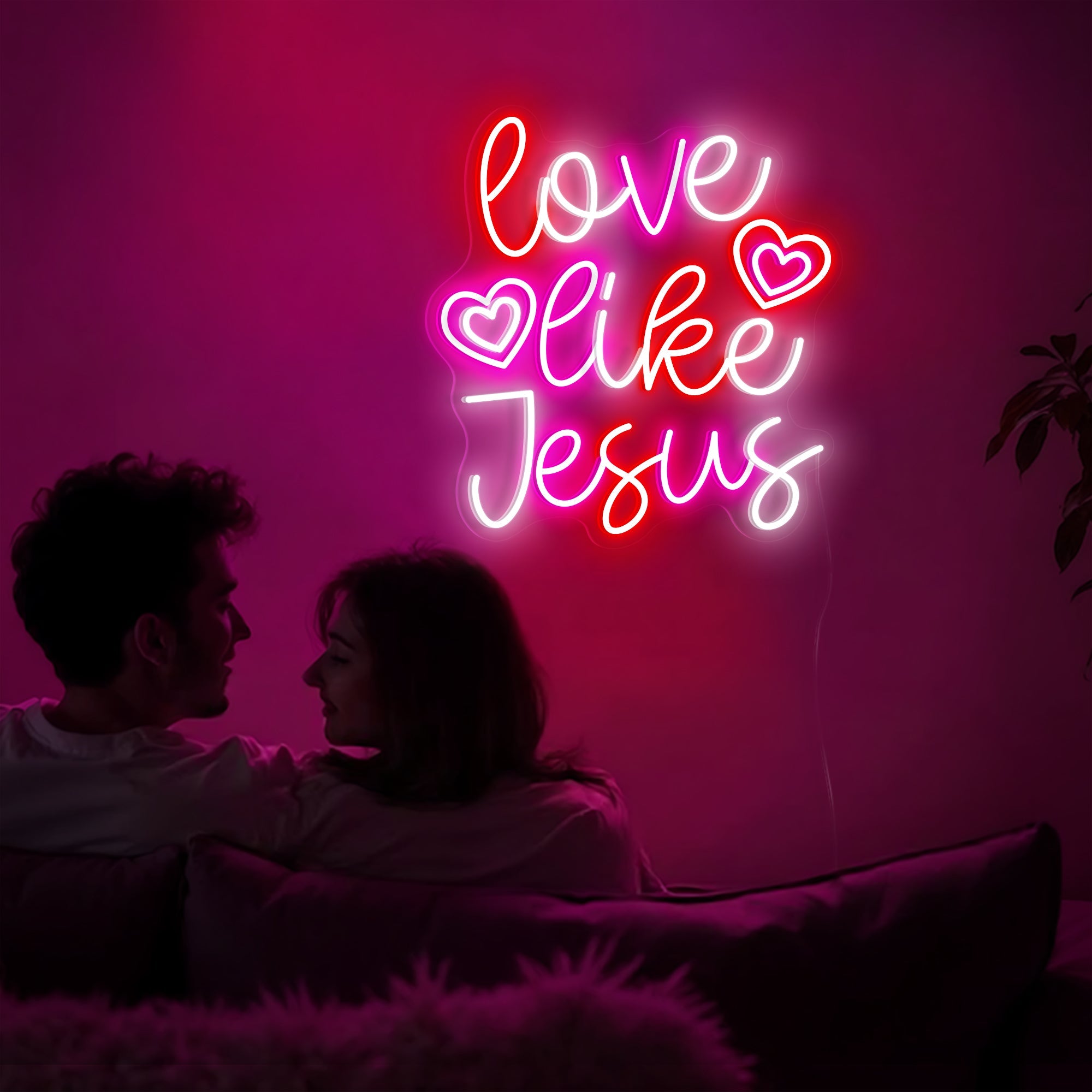 Love Like Jesus Neon Sign