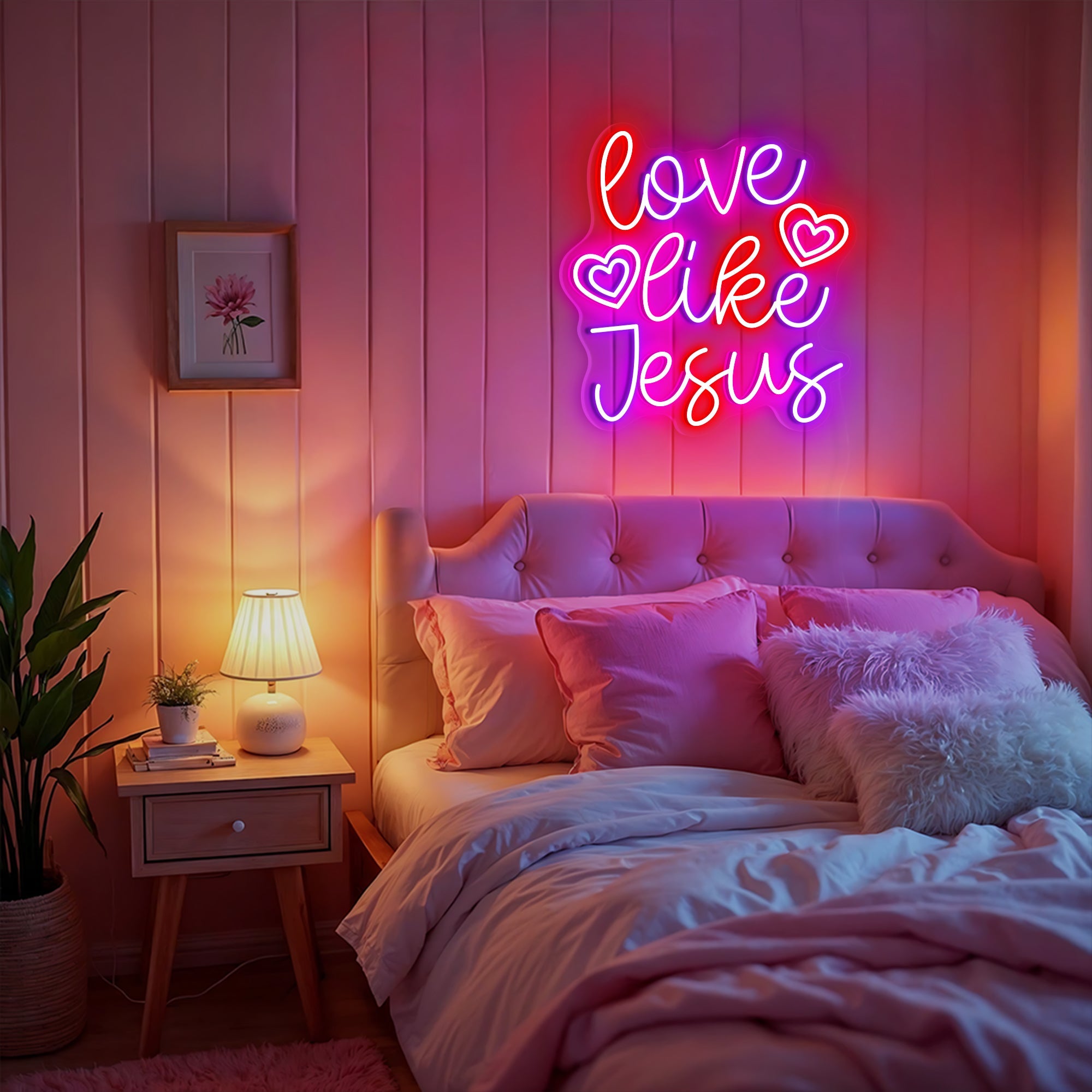 Love Like Jesus Neon Sign