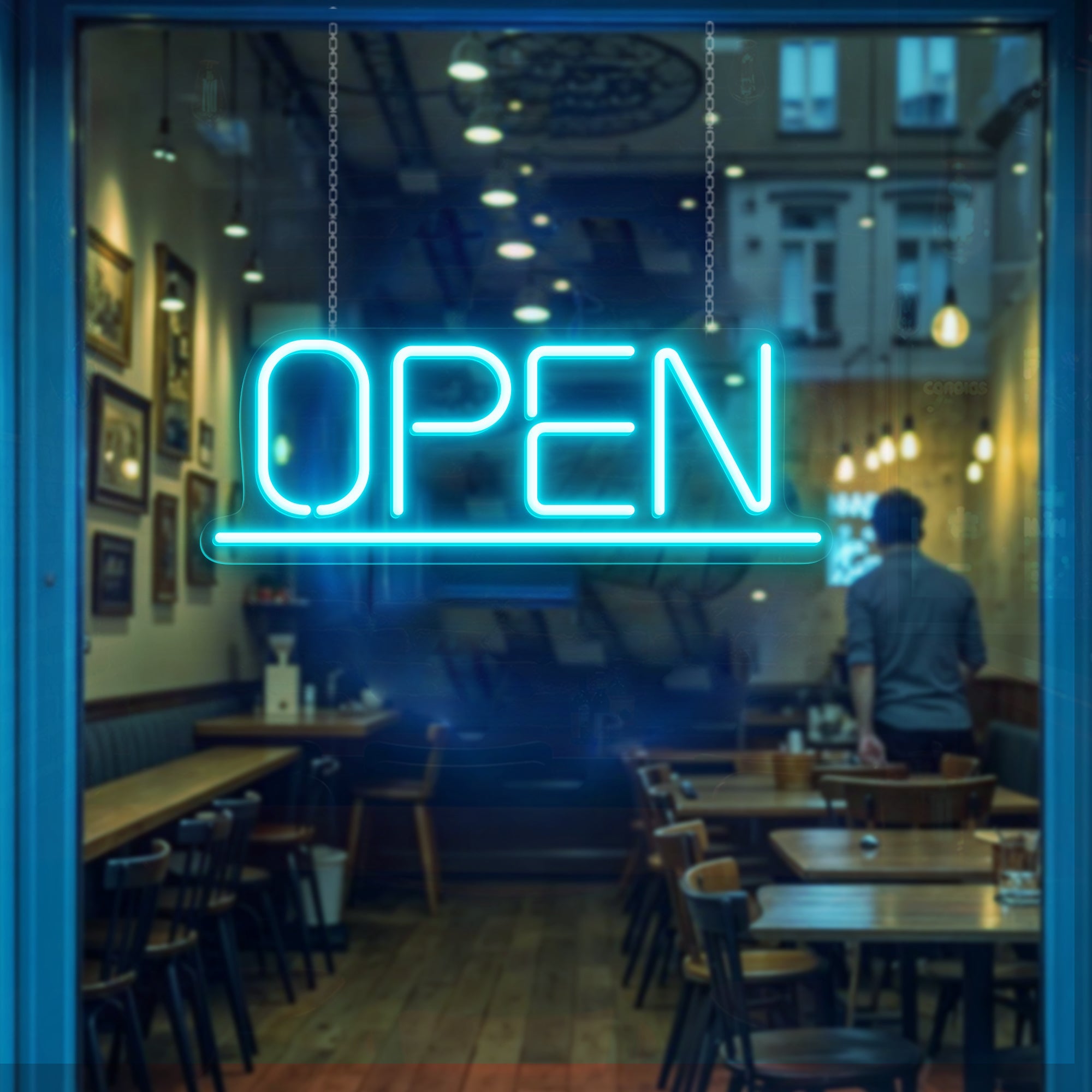 Open Neon Sign