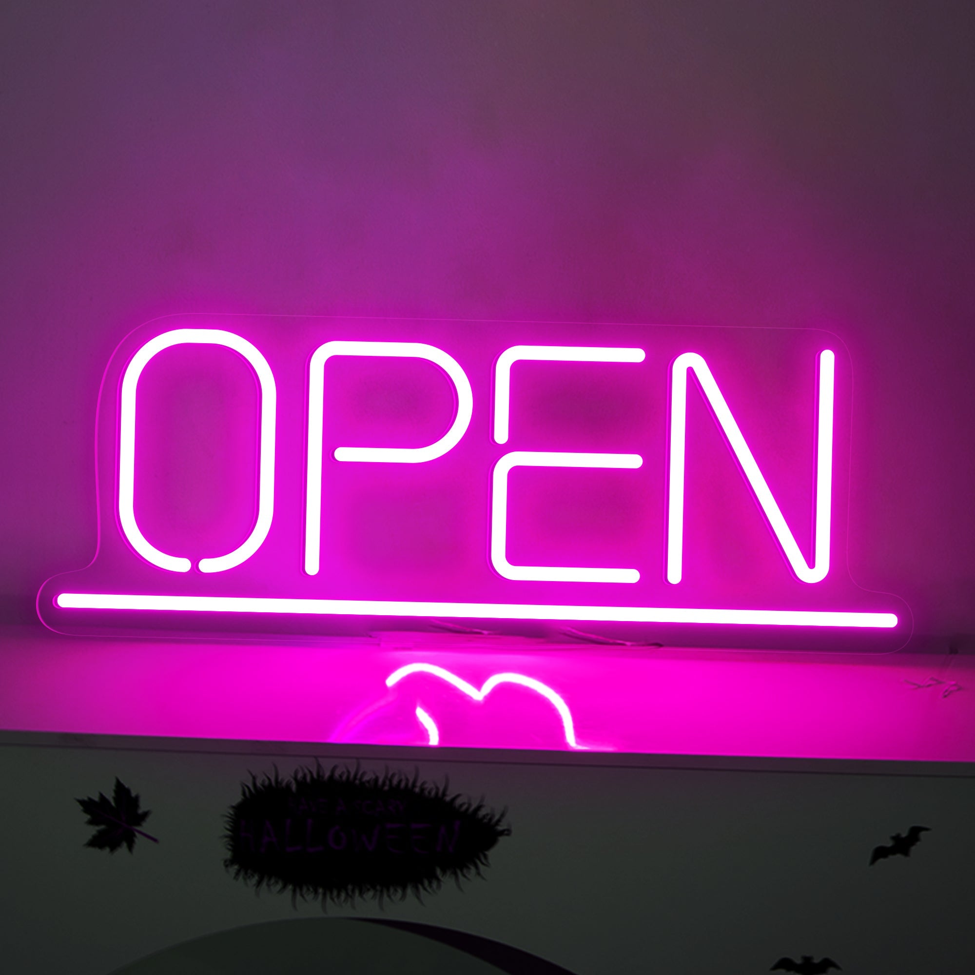 Open Neon Sign