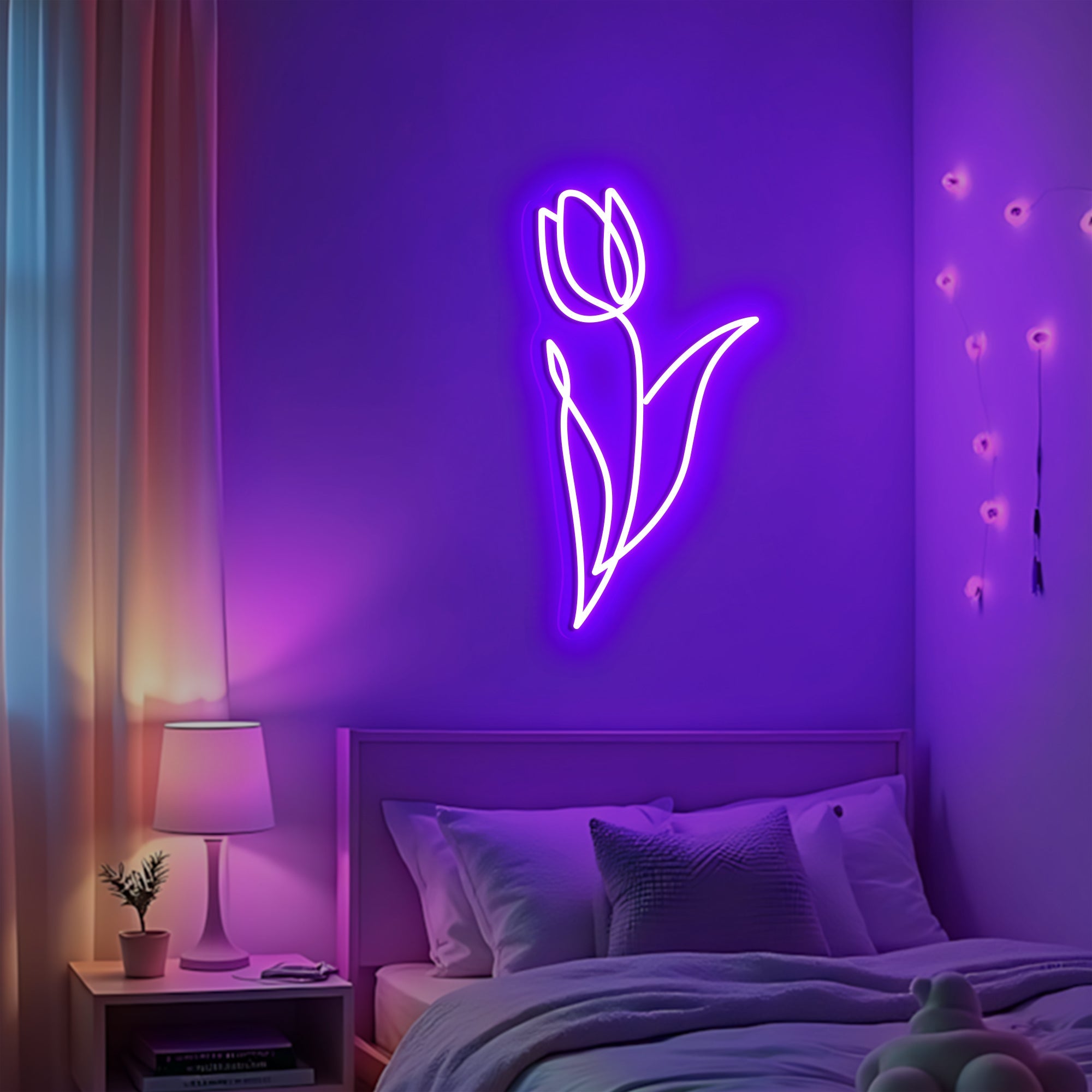 Tulip Flower Neon Sign